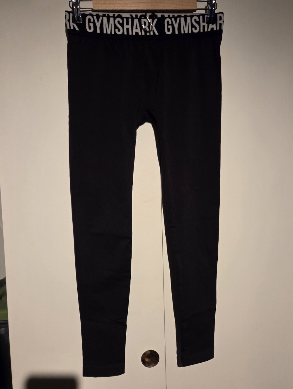Gymshark Black Logo Waist Leggings